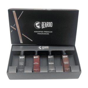Beardo 007 Luxury Perfume Gift Set, 4 Premium Fragrances Collection - Whisky Smoke, Black Musk, God Father, Dark Side