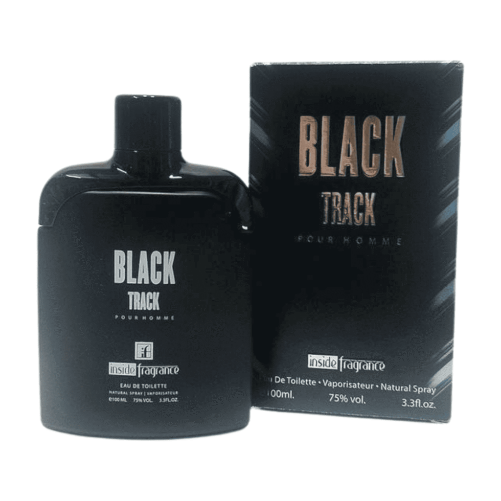 BLACK TRACK POUR HOMME INSIDE FRAGRANCE EAU DE TOILETTE, VAPORISATEUR, NATURAL SPRAY 100ML 75% VOL 3.3FL.OZ.