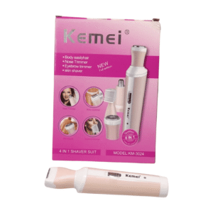KEMEI 4 IN 1 SHAVER SUIT KM-3024 Rechargeable Lady Shaver.