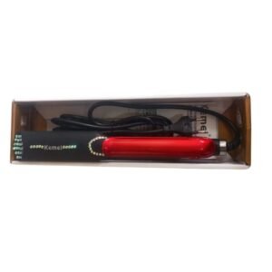 KEMEI Limited Edition Professional Hair Straightener, Black and Red, Multi-Temperature Settings KM-531