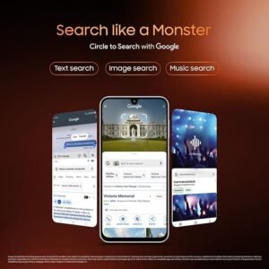 Samsung Galaxy M36 5G (Orange Haze, 6 GB RAM, 128 GB Storage)| Circle to Search| Google Gemini| Corning Gorilla Glass Victus+| 7.7mm Slim| AI Enhanced 50 MP OIS Triple Camera| Unmatched Nightography