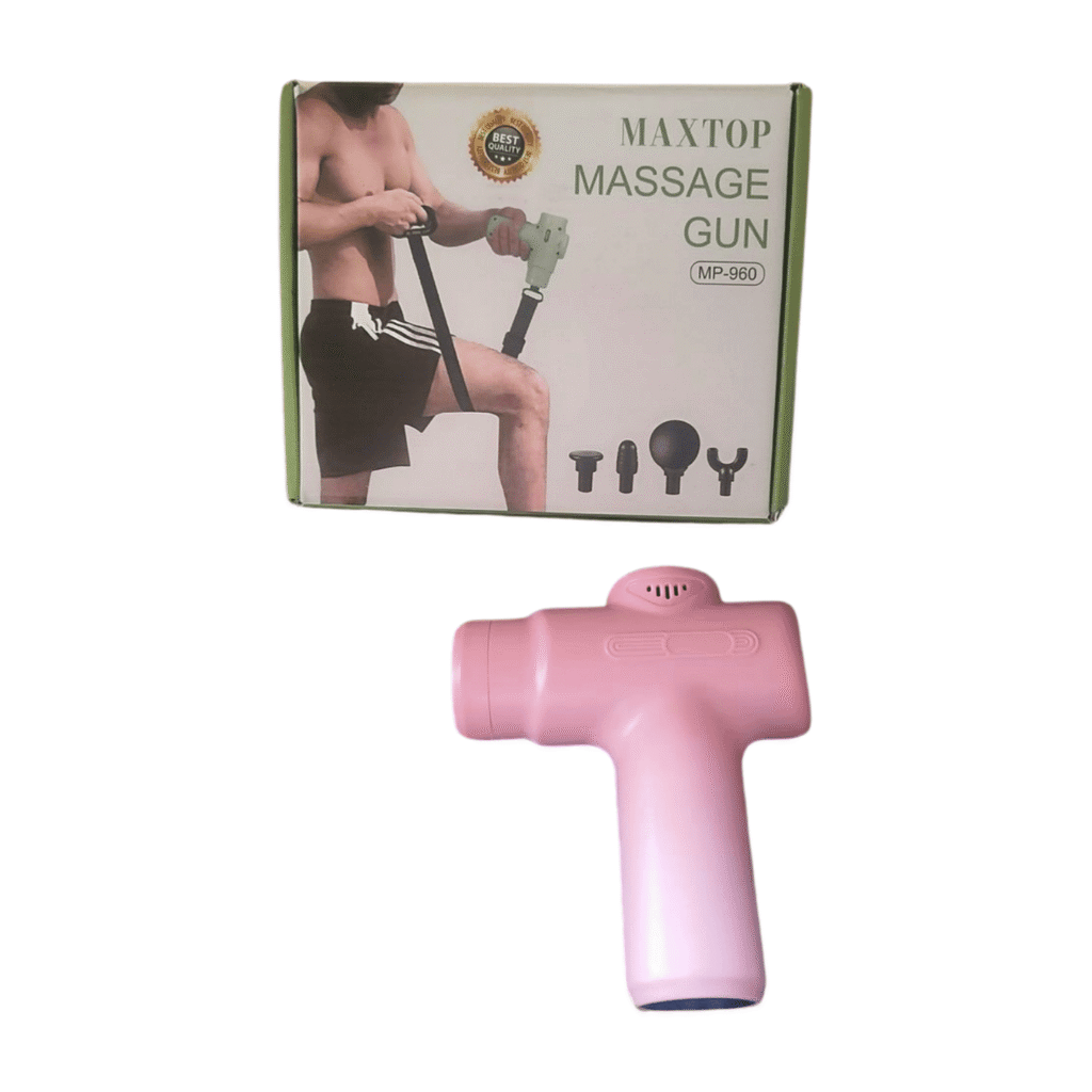MaXTOP Full Body Massage Gun, Black, Belly Fat Reducer PINK.