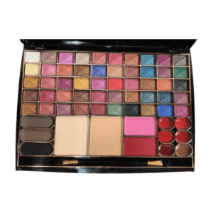 CLAMYE 50 Eyeshadow, Eyebrow, 2 Blusher, 2 Compact Powder, 6 Lipgloss Makeup Kit. 01
