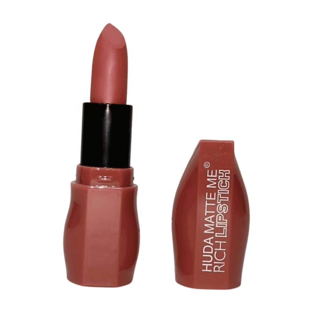 Huda Matte me Rich Lipstick, 24 Hours Long Lasting, Waterproof, Nude Colour